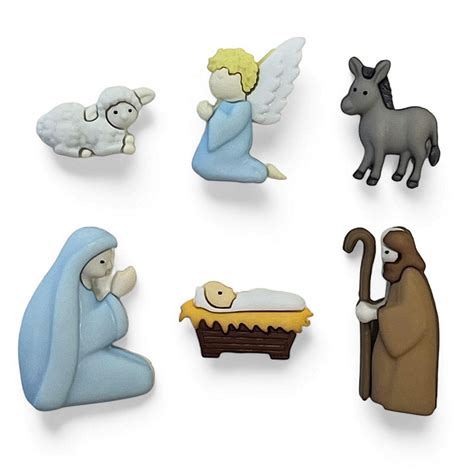 Buttons Galore Christmas Collection Classic Nativity #4853